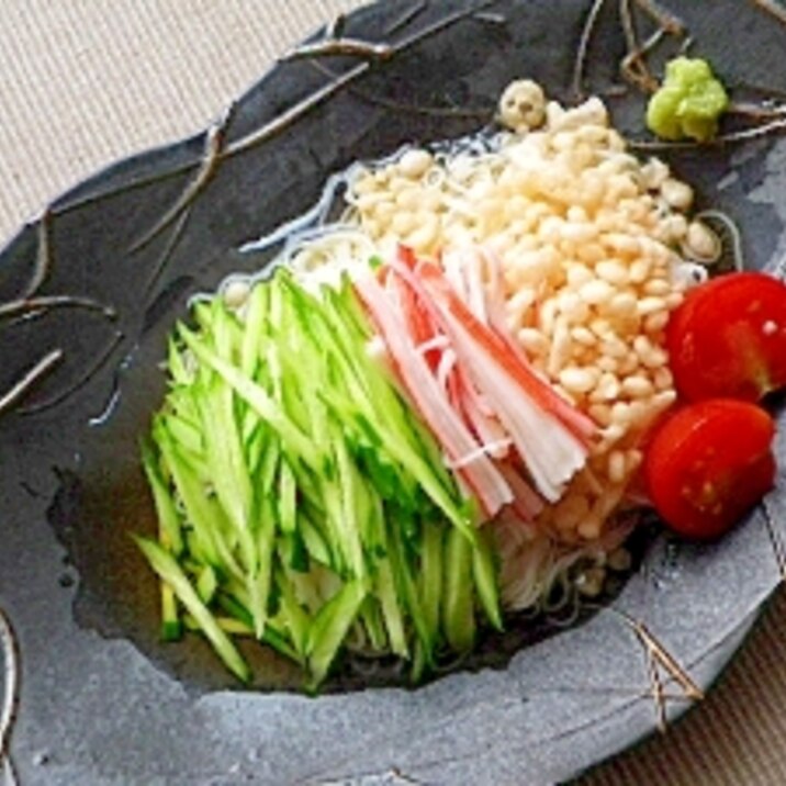 *そうめんde冷したぬき*